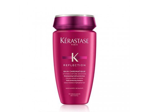 KERASTASE Šampūnas Balintiems, Sruogomis Dažytiems Plaukams Kerastase Reflection Bain Chromatique 250ml KERASTASE Šampūnas Balintiems, Sruogomis Dažytiems Plaukams Kerastase Reflection Bain Chromatique 250ml